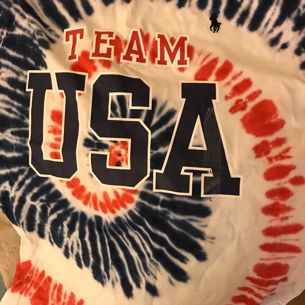 Tie polo Short Tees USA Team🔥🇺🇸